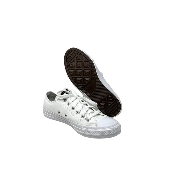 Converse Chuck Taylor Low Top Shoes Casual Women's White Canvas SB A02177C-WWBDB - Picture 5 of 9